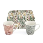 Pimpernel Morris & Co Mug and Tray Set, Assorted Designs, Multicolored