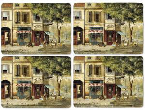 Pimpernel Parisian Scenes Placemats, Set of 4, 15.7 X 11.7