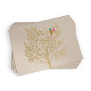 Pimpernel Sara Miller London Chelsea Collection Placemats | Set of 4 | Heat Resistant Mats | Cork-Backed Board | Hard Placemat Set for Dining Table | Measures 15.7  x 11.7
