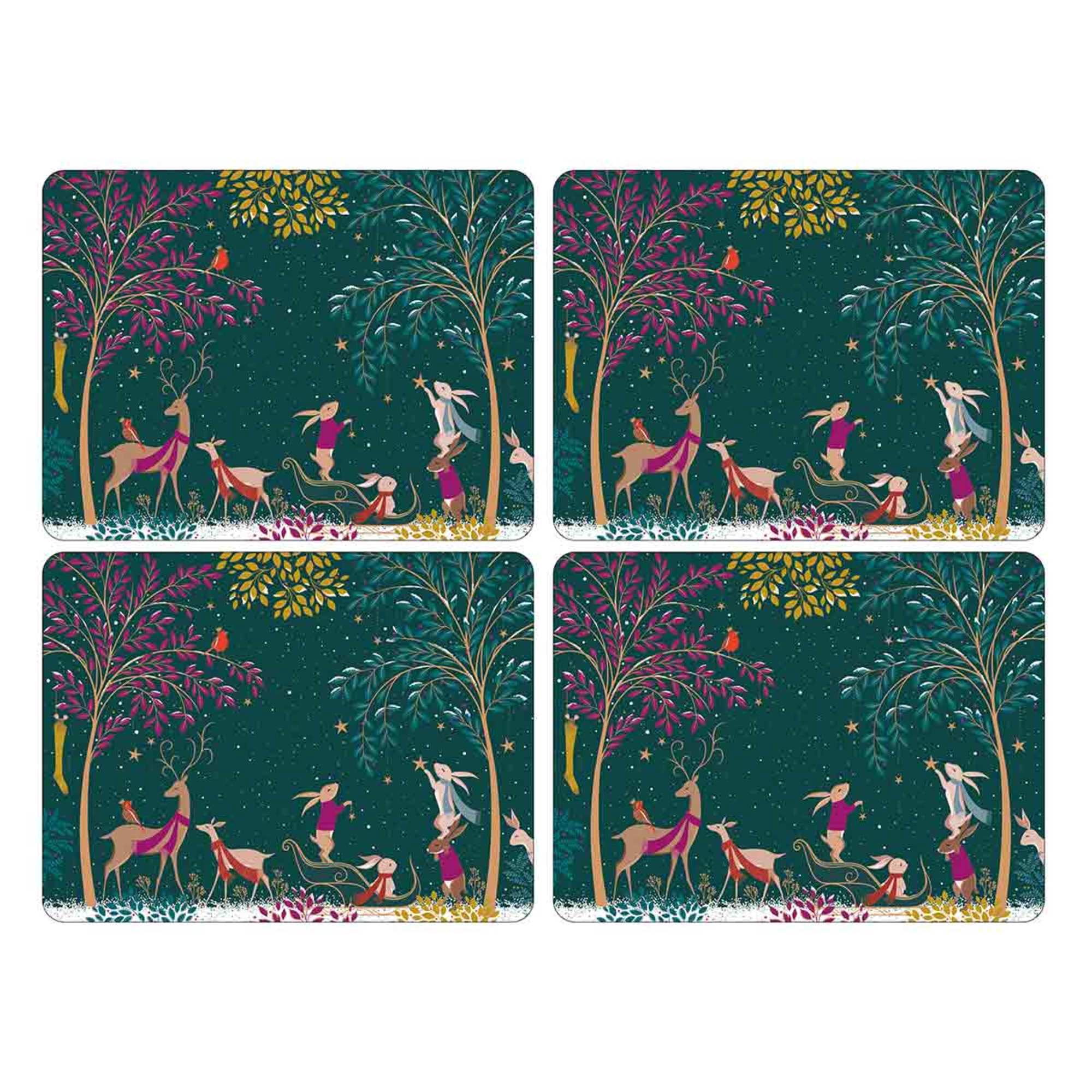 Pimpernel French Boutiques Cork-Backed Board Placemats, Set of 4