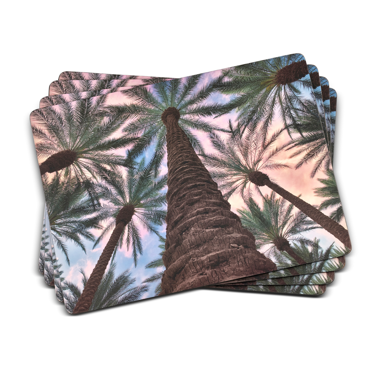 Pimpernel Tropical Collection Placemats Set of 4 Heat Resistant Mats, CorkBacked Board