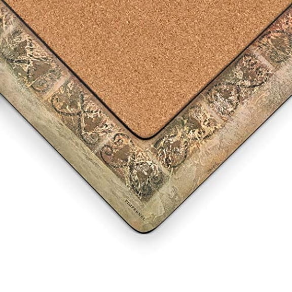 Pimpernel Tuscan Palette Collection Placemats | Set of 4 | Heat Resistant Mats | Cork-Backed Board | Hard Placemat Set for Dining Table | Measures 15.7 x 11.7