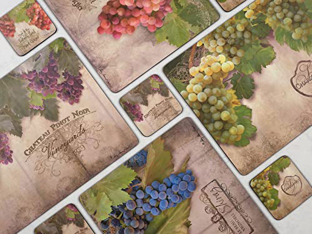 Pimpernel Tuscan Vineyard Collection Placemats Set of 4 Heat