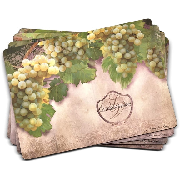 Pimpernel - Tuscan Vineyard Collection Placemats - Set of 4