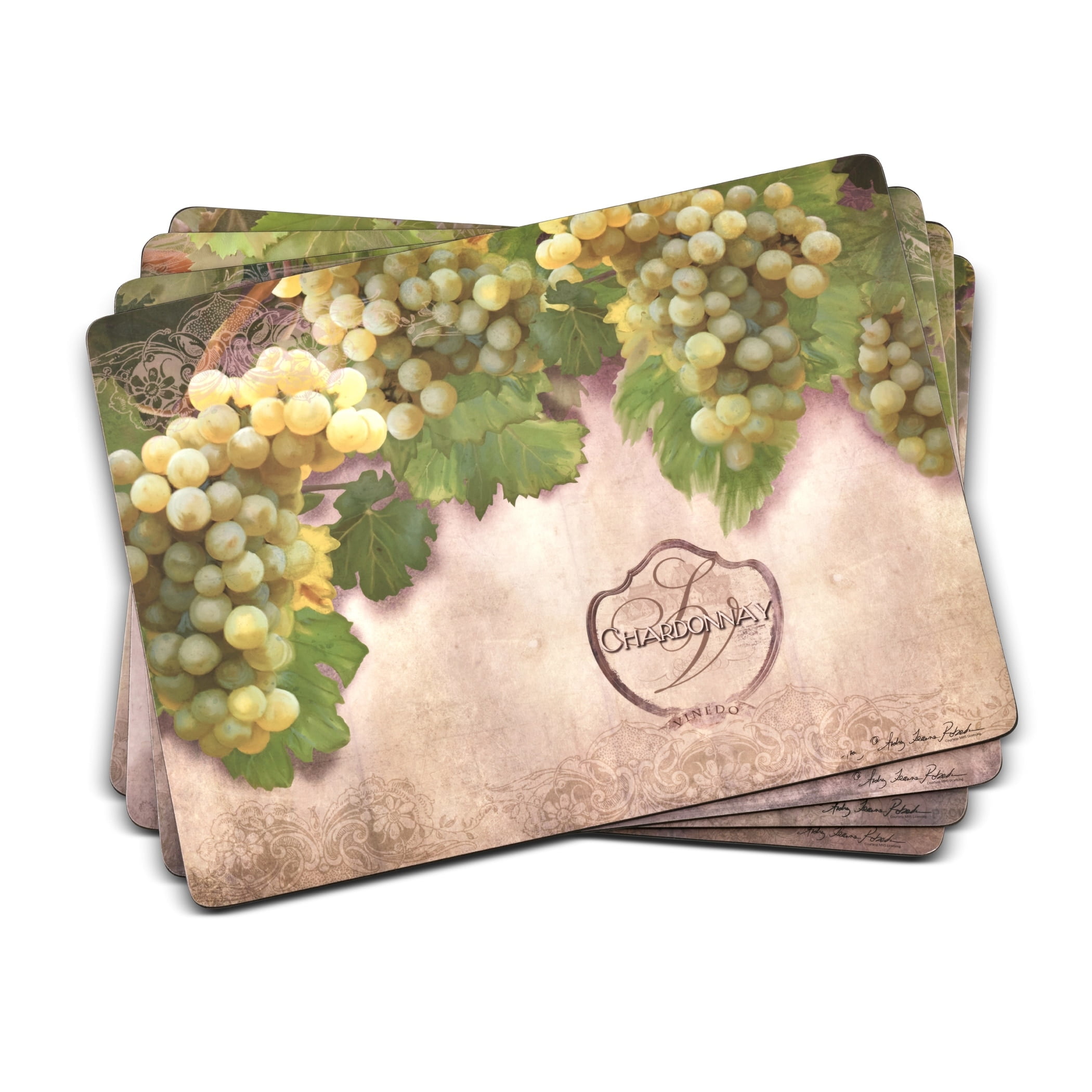 Pimpernel Tuscan Vineyard Placemats Set of 4 15.7 inches x 11.7 each