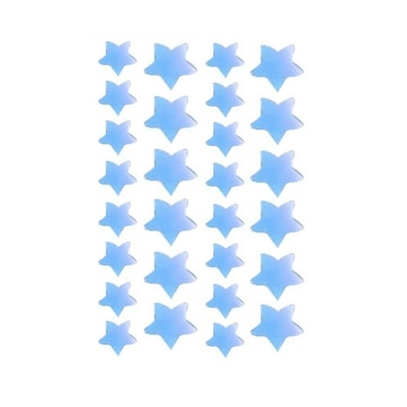 Pimple Patches, Hydrocolloid Acne Patch, Overnight Zit Absorbing Star-Shaped Blemish Stickers, Individually Packaged, Vegan-Friendly, Skin-Friendly, Multiple Colors and Sizes for Face and Body