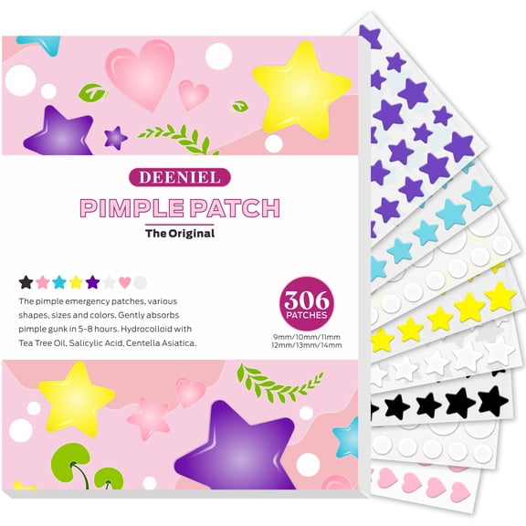 Pimple Patches Thin Pimple Patches for Face Acne patches Acne Treatment for All Skin Types Unscented Vegan & Cruelty Free Hydrocolloid & Tea Tree Formula for Blemishes Redness & Pore Treatment