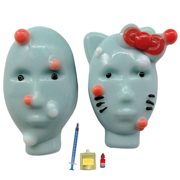 Pimple Popper, Pimple Popping Fidget with Filler Tools, Weird Pimple Popping, Novelty Stress Relief Pimple Popper, Reusable & Self-Filling P0Y4