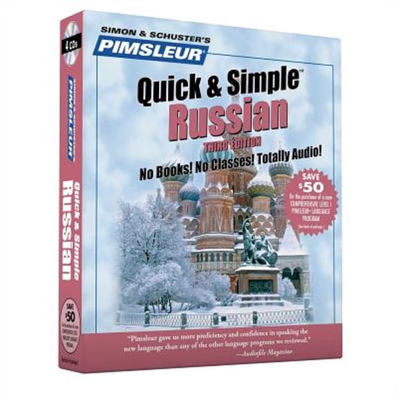 Pre-Owned Pimsleur Russian Quick & Simple Course - Level 1 Lessons 1-8 CD: Learn to Speak and (Audiobook 9780743506182) by Pimsleur