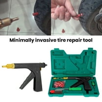 Pimsoran 1 Set Car Tire Repair Tools Kit Professional Portable Universal Auto SUV Truck Motorcycle Tyre Puncture Emergency Maintenance Toolbox Kit