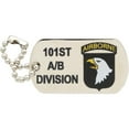 thumbnail image 1 of Eagle Emblems P15841 Pin - Army, 11st Airborne Division - Dog Tag - 1.25 in., 1 of 1