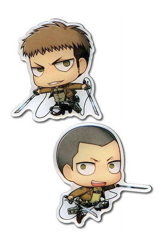 Pin - Attack on Titan - New SD Jean & SD Connie (Set of 2) Licensed ge50148