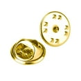 thumbnail image 1 of Pin Backs, 100pcs Clutch Tie Tacks Pin Back Replacement with for Craft Making, 1CM ( Silver/ Golden ), 1 of 7