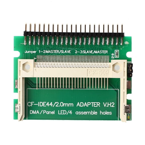 Pin-Bare Laptop 44-Pin Male IDE to Card Adapter,1 x 44 Pin Adapter Compact Flash CF,As shown