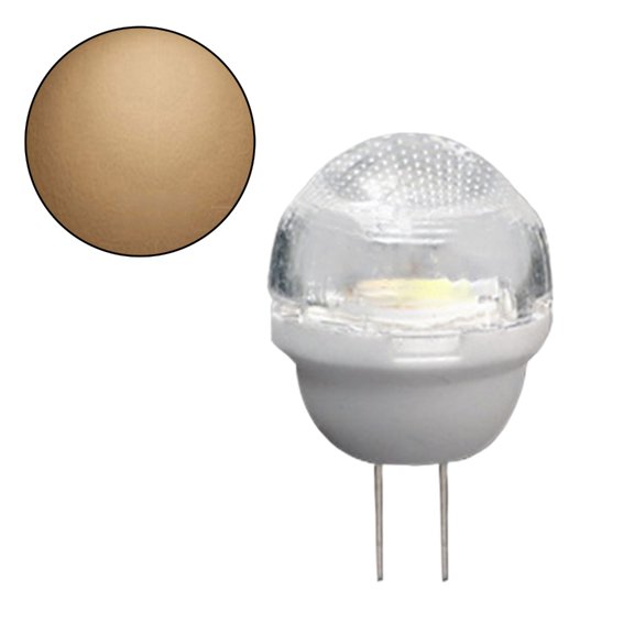 Pin-Base LED Bulb 220V with Clear Lens for Wall Sconces and Chandeliers