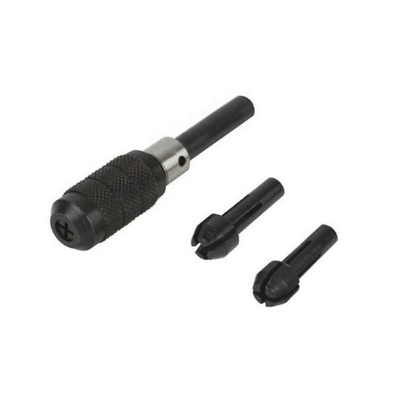 Pin Chuck Set with 3 Collets to Hold Small Jewelry Making Twist Drills from 0 to 2.5 mm - DRIL-0022