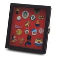 thumbnail image 1 of Pin Collector's Compact Display Case by Hobbymaster -- for Collectible Pins (Red), 1 of 4