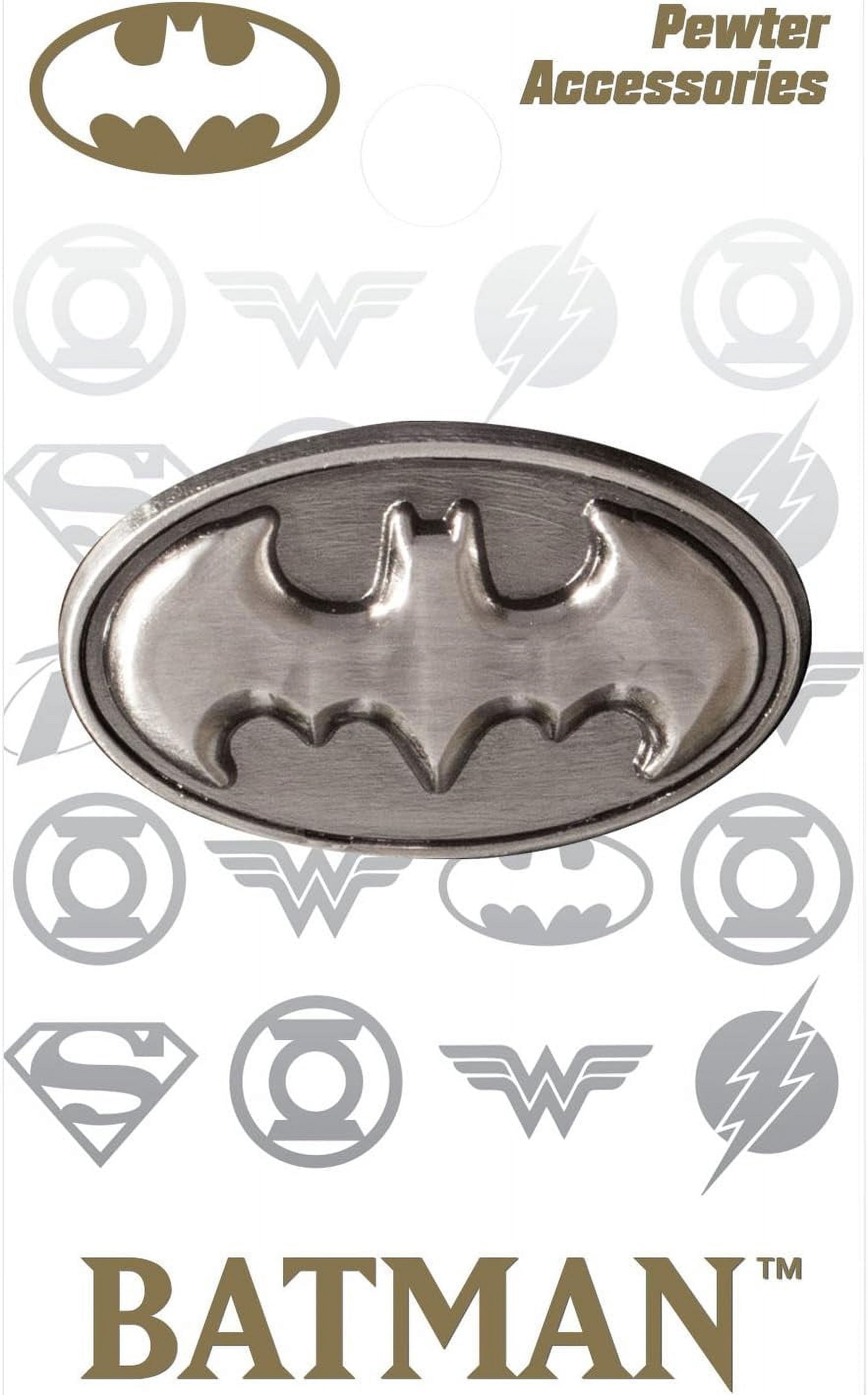 Pin - DC Comics - Batman Logo Large Pewter Lapel New Licensed 45437 ...