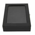 thumbnail image 1 of Pin Display Case Orderly Storage Transparent Dustproof Black Badge Storage Box for Home Jewelry Store S, 1 of 8
