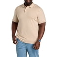 Pin Dot Printed Polo Shirt Oatmeal Print 4XLT - Walmart.com