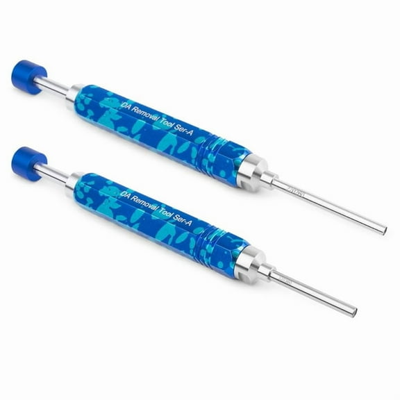 Pin Extractor Tool for .062in & .093in Pin and Socket Connectors, 2PCS Tube Type Ejector Rod Insertion Tools
