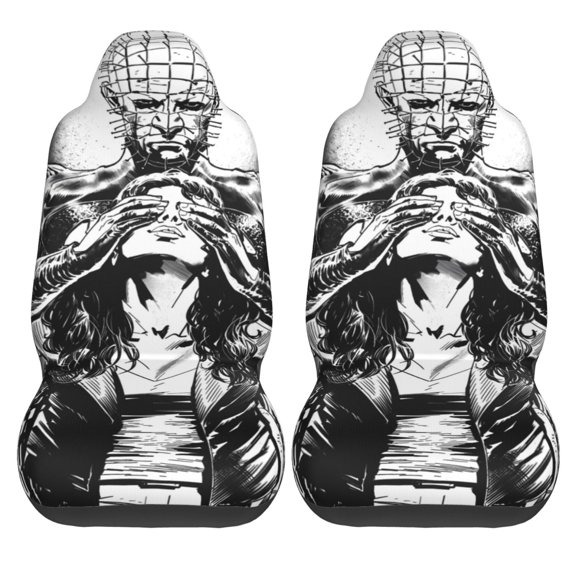 Pin-Head 2 Pcs Car Seat Covers, Soft Universal Auto Seat Covers, Seat Protector Interior Accessories Decoration Fits Most Cars, Suvs, Trucks, And Vans