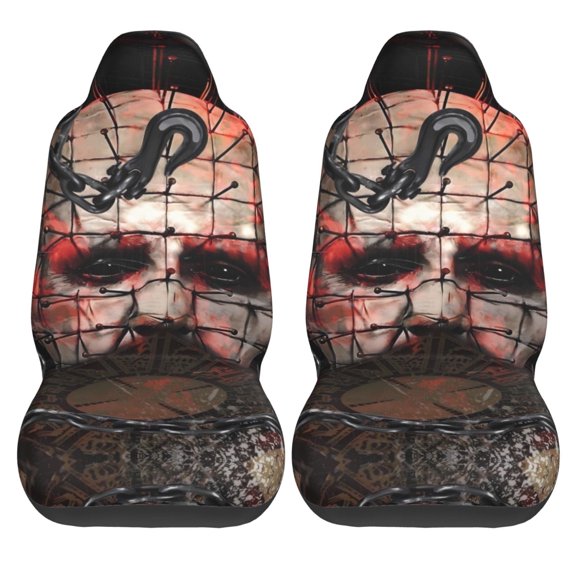 Pin-Head 2 Pcs Car Seat Covers, Soft Universal Auto Seat Covers, Seat Protector Interior Accessories Decoration Fits Most Cars, Suvs, Trucks, And Vans