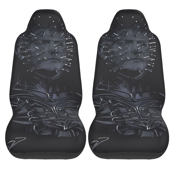 Pin-Head 2 Pcs Car Seat Covers, Soft Universal Auto Seat Covers, Seat Protector Interior Accessories Decoration Fits Most Cars, Suvs, Trucks, And Vans