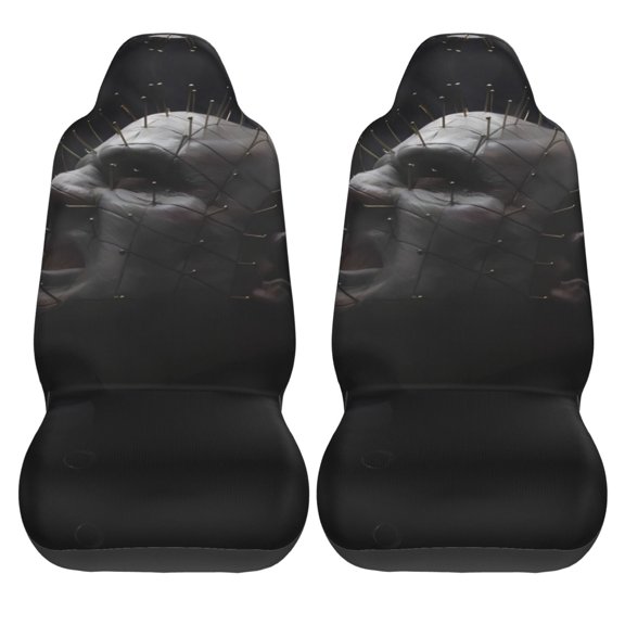 Pin-Head 2 Pcs Car Seat Covers, Soft Universal Auto Seat Covers, Seat Protector Interior Accessories Decoration Fits Most Cars, Suvs, Trucks, And Vans