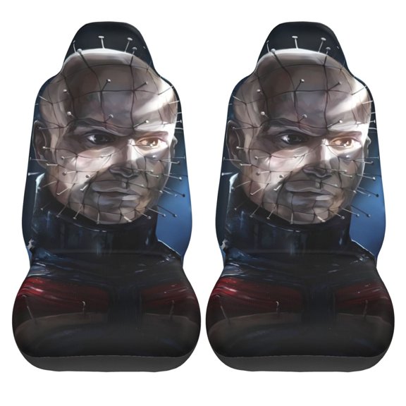 Pin-Head 2 Pcs Car Seat Covers, Soft Universal Auto Seat Covers, Seat Protector Interior Accessories Decoration Fits Most Cars, Suvs, Trucks, And Vans