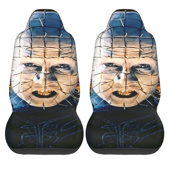 Pin-Head 2 Pcs Car Seat Covers, Soft Universal Auto Seat Covers, Seat Protector Interior Accessories Decoration Fits Most Cars, Suvs, Trucks, And Vans