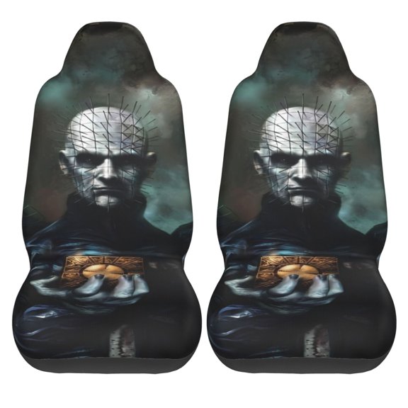 Pin-Head 2 Pcs Car Seat Covers, Soft Universal Auto Seat Covers, Seat Protector Interior Accessories Decoration Fits Most Cars, Suvs, Trucks, And Vans