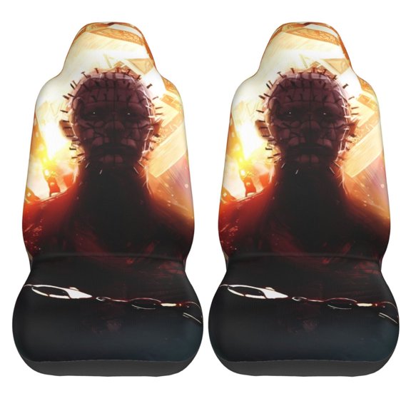 Pin-Head 2 Pcs Car Seat Covers, Soft Universal Auto Seat Covers, Seat Protector Interior Accessories Decoration Fits Most Cars, Suvs, Trucks, And Vans