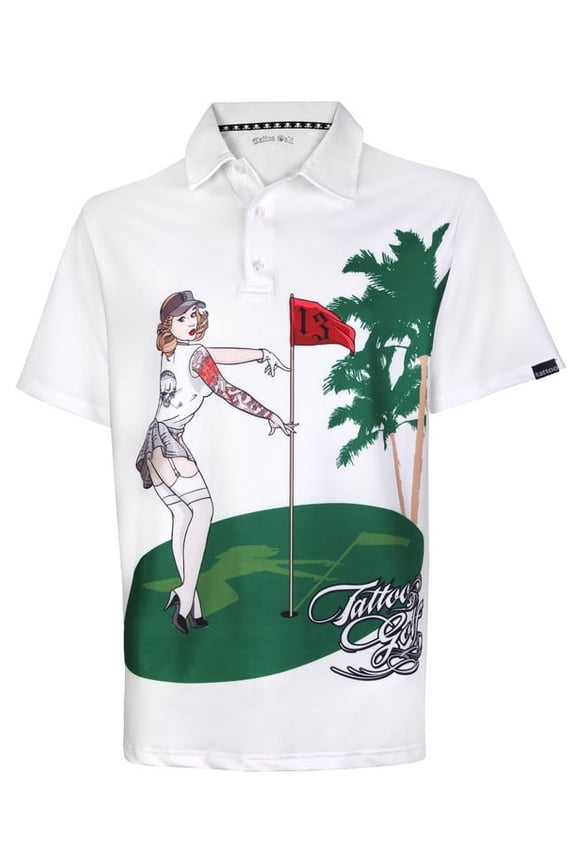 Performance Men's Golf Shirt (White)