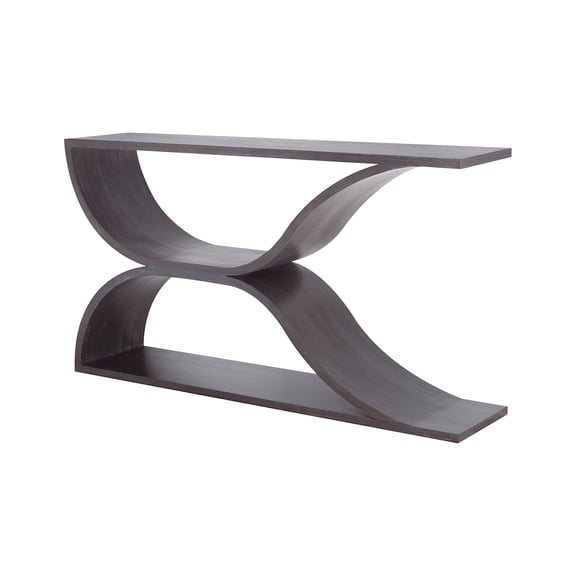 Pin Hollow Wave Sofa Table by Elk Home 7011-051 in Gray Finish