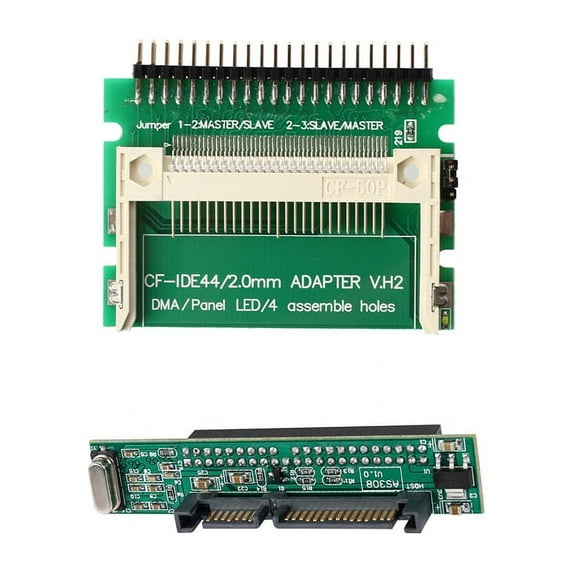 Pin- Laptop 44-Pin Male IDE to Card Adapter & 2.5 Inch Ide to Sata Adapter, Convert Laptop 44 Pin Male Ide Pata Hdd Drive Ssd to a Serial Port