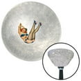thumbnail image 1 of Pin Me Up Clear Retro Metal Flake Shift Knob with M16 x 1.5 Insert Shifter Auto, 1 of 1