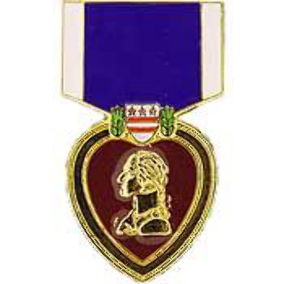 Purple Heart Medal Pin