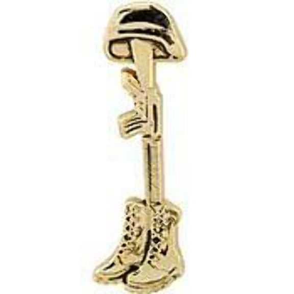 Eagle Emblems P13105 Pin - Memorial, Rifle, Boots - Kia Battle Cross - 1.5 in.