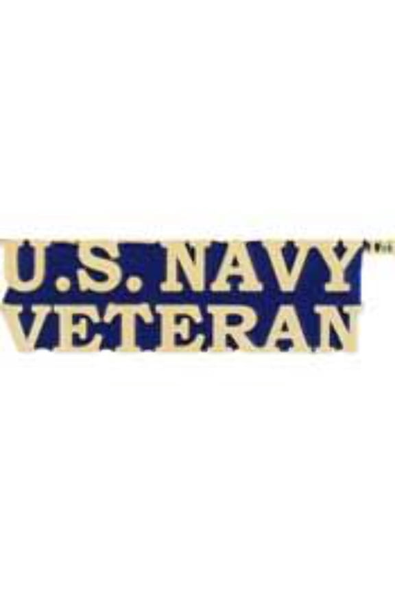 US Navy Bold Faced Veteran Pin