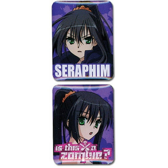 Pin Set - Is This A Zombie? - New Seraphim (Set of 2) Toys Licensed ge50076