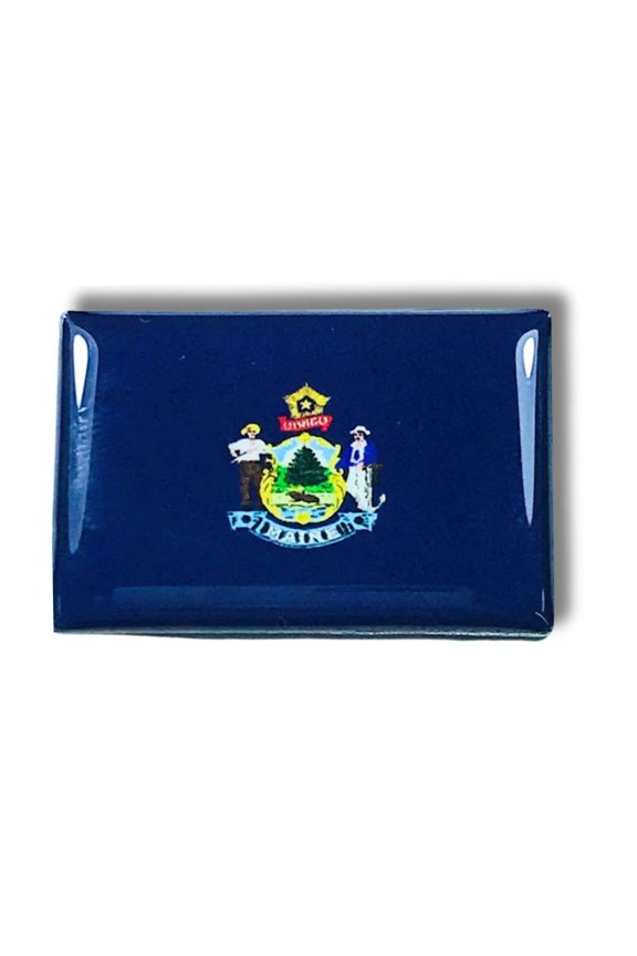 Pin - State Flag Maine - USA | Lapel Pin Accessory, Jacket Hat Decor, Collector Souvenir
