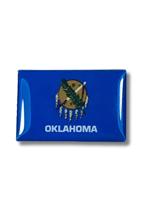 Pin - State Flag Oklahoma - USA | Lapel Pin Accessory, Jacket Hat Decor, Collector Souvenir