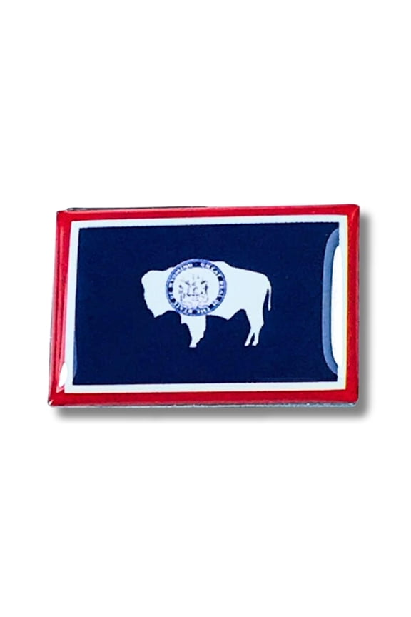 Pin - State Flag Wyoming - USA | Lapel Pin Accessory, Jacket Hat Decor, Collector Souvenir