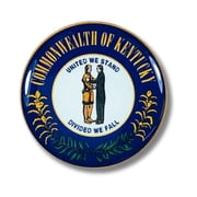Pin - State Seal Kentucky - USA | Lapel Pin Accessory, Jacket Hat Decor, Collector Souvenir