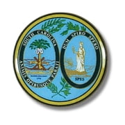 Pin - State Seal South Carolina - USA | Lapel Pin Accessory, Jacket Hat Decor, Collector Souvenir