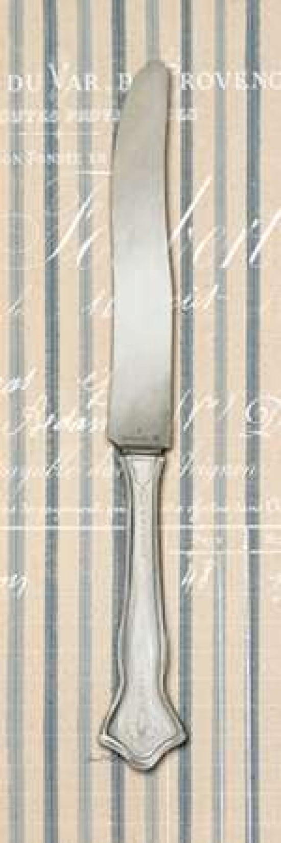 Pin Stripe Knife Canvas Art - Arnie Fisk (8 x 24)