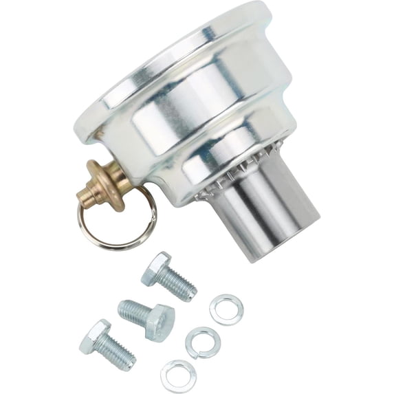 Pin-Style Quick Release Steel Steering Wheel Hub, 3/4 Inch Steel Shaft