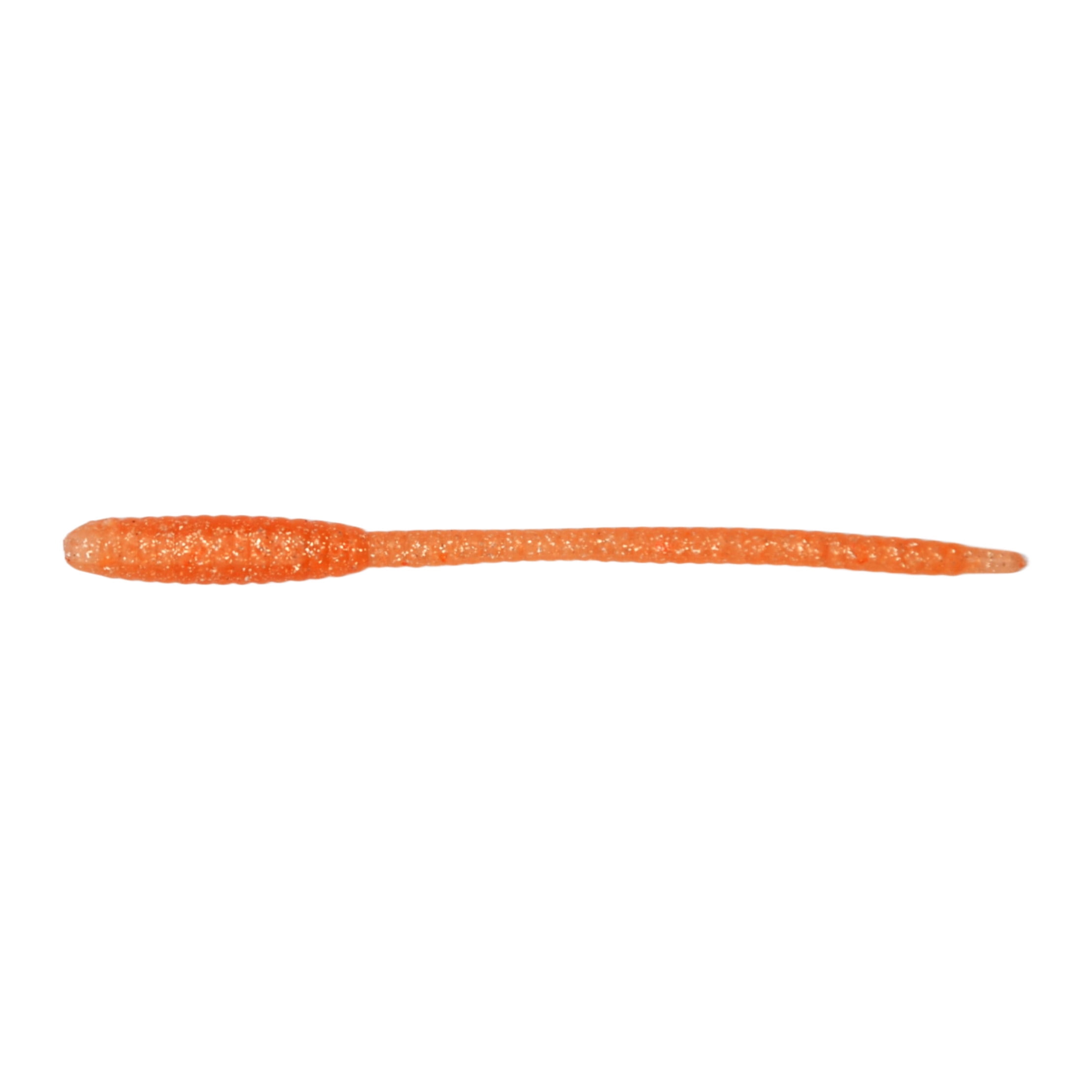 Nikko - UV Glow Orange Pin Tail Worm 1.9 inch,#598, Perfect for
