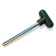 Pin, Tensile - 3/8 Diameter | 3-3/4 Locking Space || Round Black Plastic T Knob | Universal Weight Stack Replacement SELECTOR Key -| Detent Hitch PINS || Chrome Plated Steel Shaft | by SBD